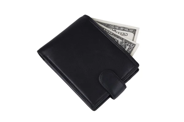 黒の財布 — ストック写真