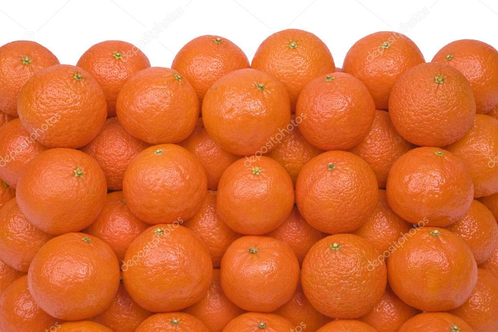 Background with tangerines