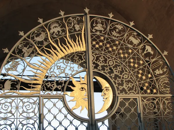 伪造的门在克里姆林宫 — 图库照片