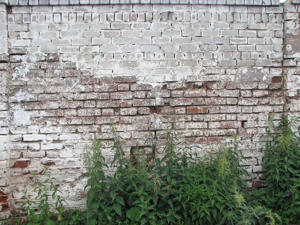 Una antigua pared de ladrillo — Foto de Stock