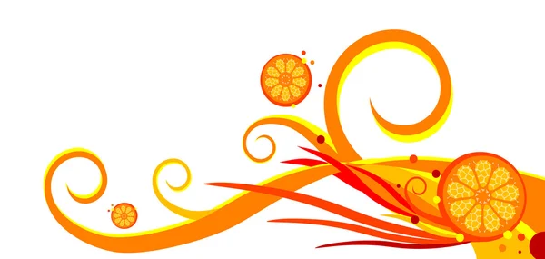 Orange bakgrund — Stock vektor