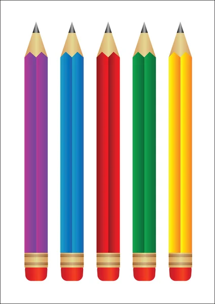 Utiliser Un Crayon Gris Court Vieux, Isolé Sur Blanc. Banque D'Images et  Photos Libres De Droits. Image 23313905