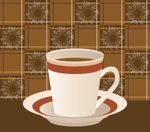Šálek kávy — Stockový vektor
