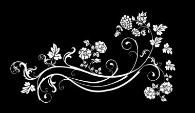 Floral element clipart