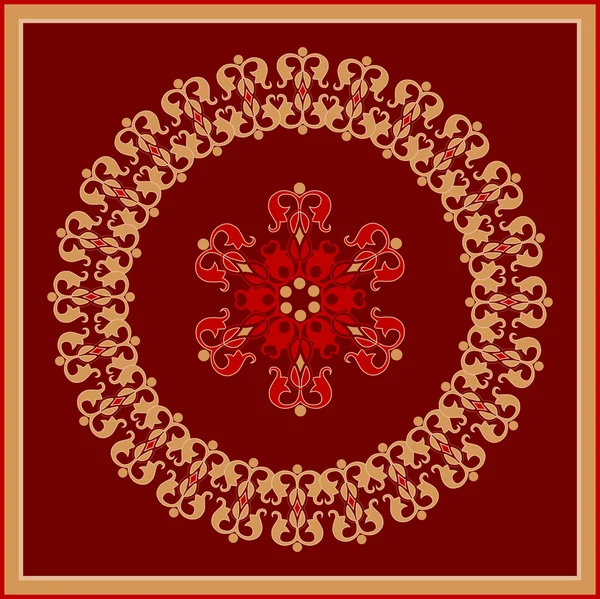 Roseta decorativa — Archivo Imágenes Vectoriales