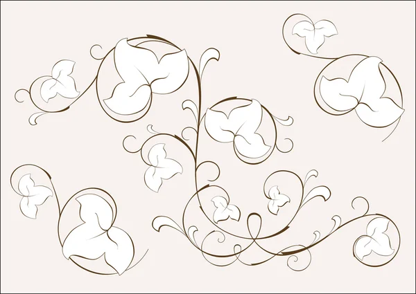 Floral element — Stock Vector