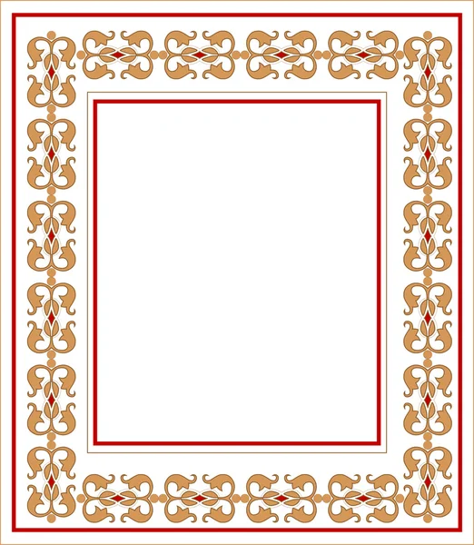 Frame with ornament — Stock Vector