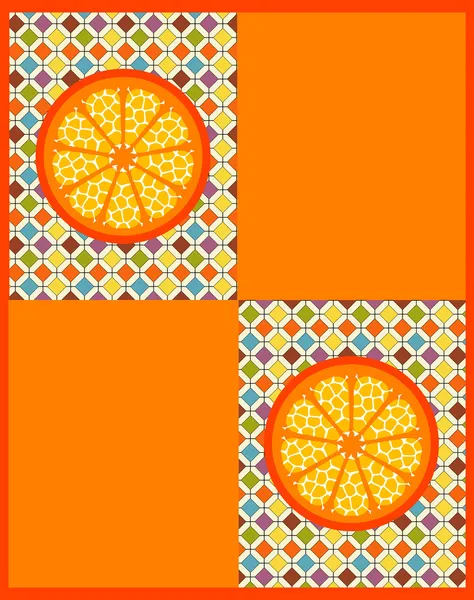 Fond orange. Vecteur. SPE 8 — Image vectorielle