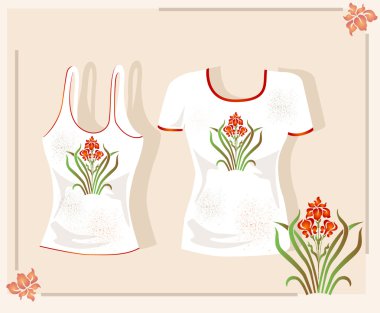 T-shirt design clipart