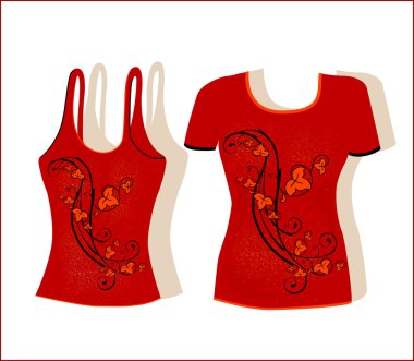 T-shirt design clipart