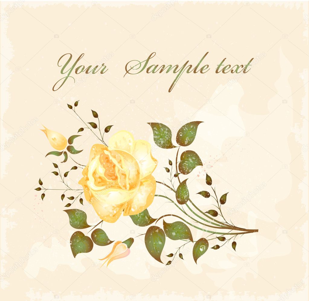 Vintage greeting card Stock Vector Image by ©sannare #2417518