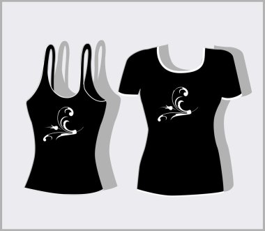 T-shirt design clipart