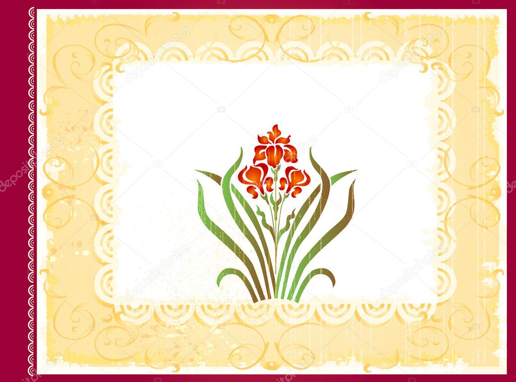 Vintage album cover design — Stock Vector © sannare 2541382