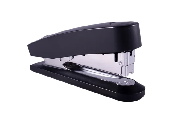 stock image Black stapler isolated on white