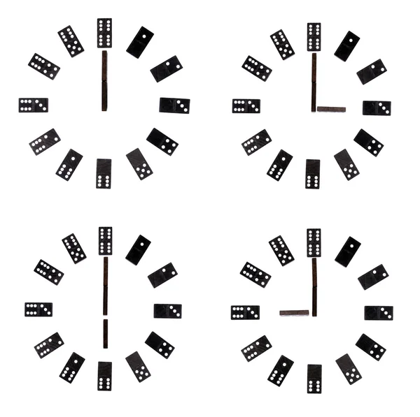 stock image Collage of clock dials