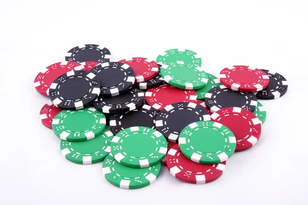 Poker tokens — Stock Photo, Image