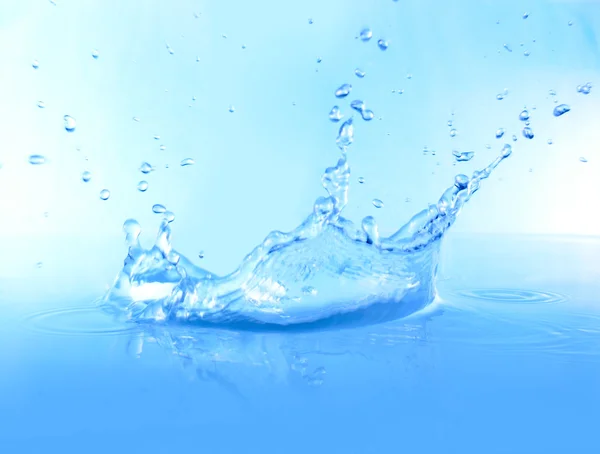 Искры голубой воды — стоковое фото