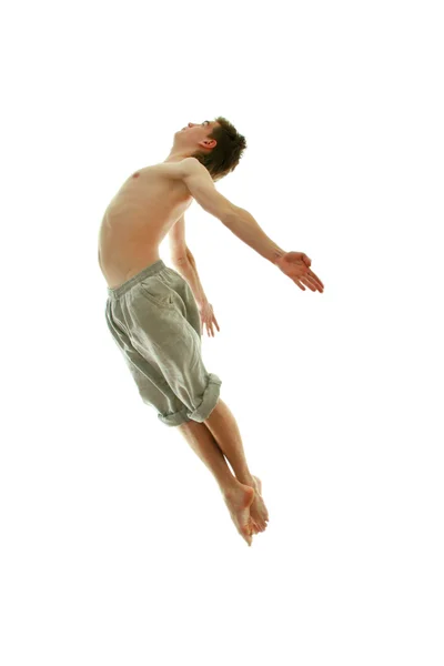 Современный молодой прыгун — стоковое фото