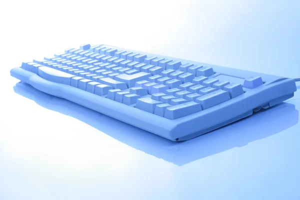 蓝色键盘 — 图库照片