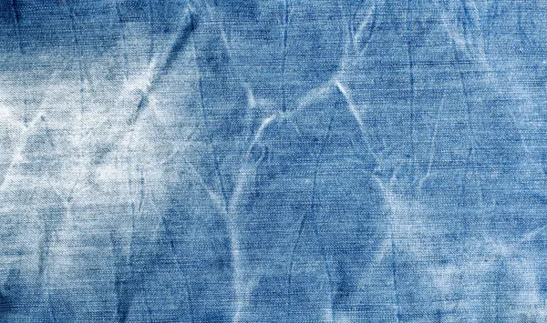 Mavi renk kot kumaş — Stok fotoğraf