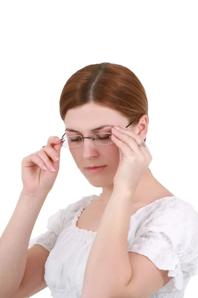 stock image Woman Wearing Glasses