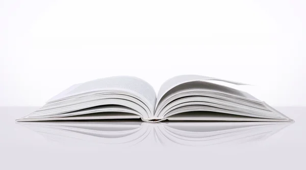 The open book isolated on background — Stock Photo, Image