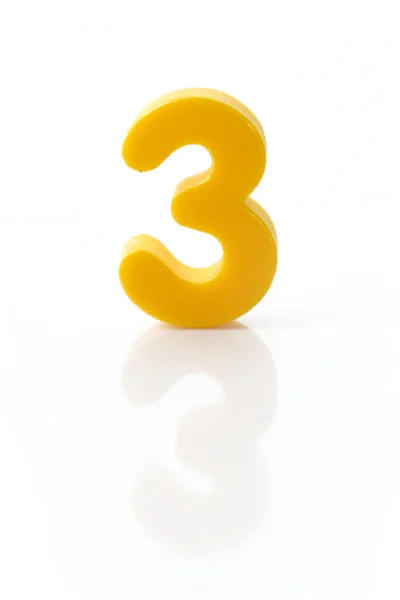 stock image Number three isolated