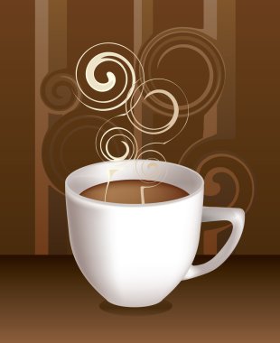 Cup of coffe. Vector clipart