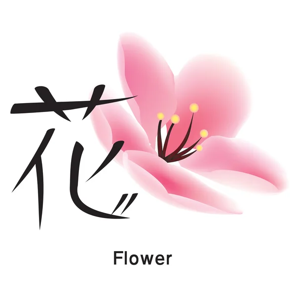 日本語の象形文字 — ストックベクタ