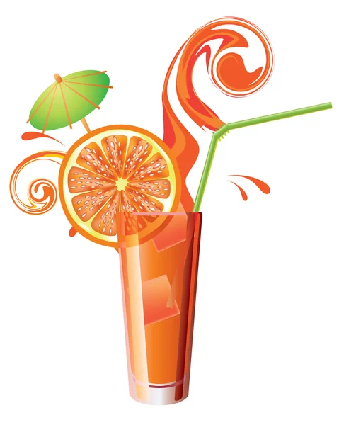 Jus d'orange — Image vectorielle