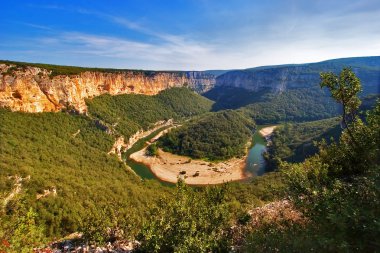 River canyon Provence.