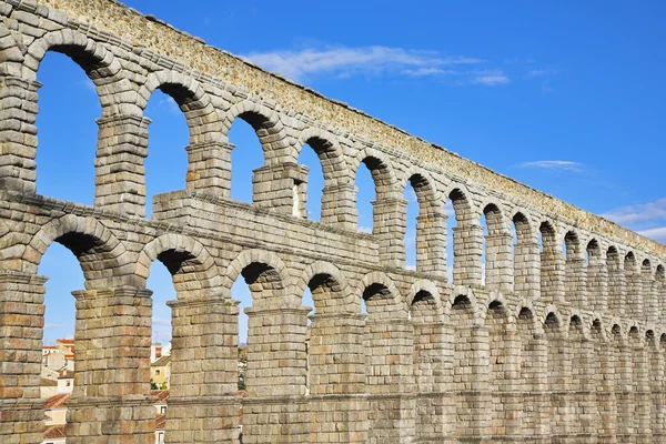 Das antike Segovia im Mai — Stockfoto