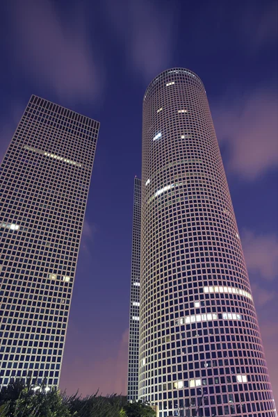 Tel-Aviv'de yüksek irtifa binalar — Stok fotoğraf