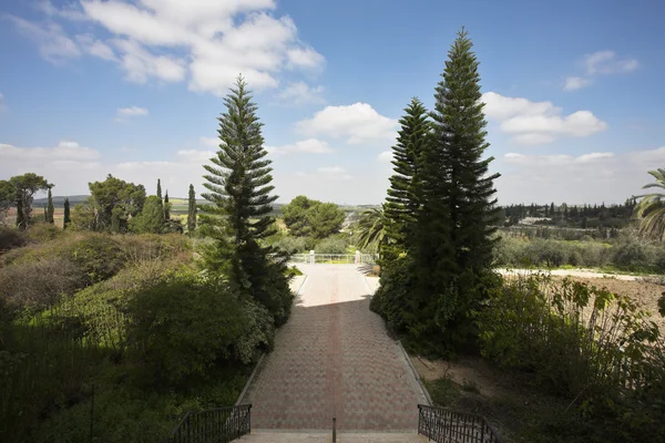 Parque en el monasterio Convento de Latroun — Foto de Stock