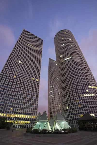 Magnifika grupp av skyskrapor — Stockfoto