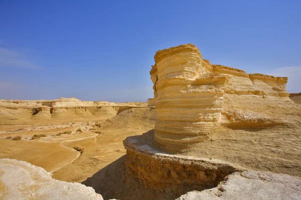 砂漠の乾燥した峡谷 — ストック写真