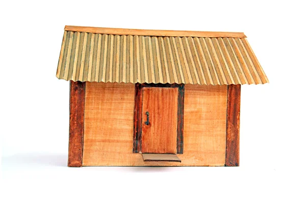 Modell des Holzgebäudes — Stockfoto