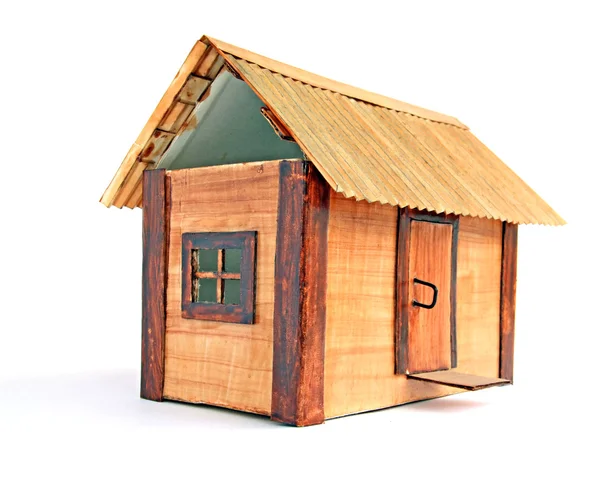 Modelo del edificio de madera — Foto de Stock