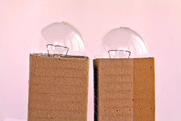 Žárovka v baleníパッキングの電球 — Stock fotografie
