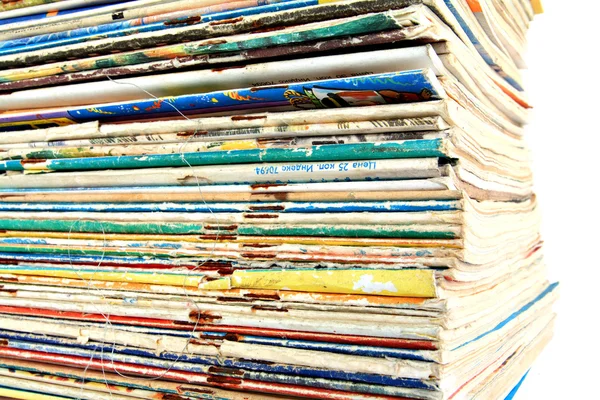 Periódicos antigos — Fotografia de Stock