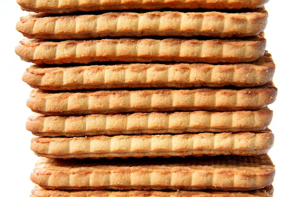白い背景の上のクッキー — ストック写真