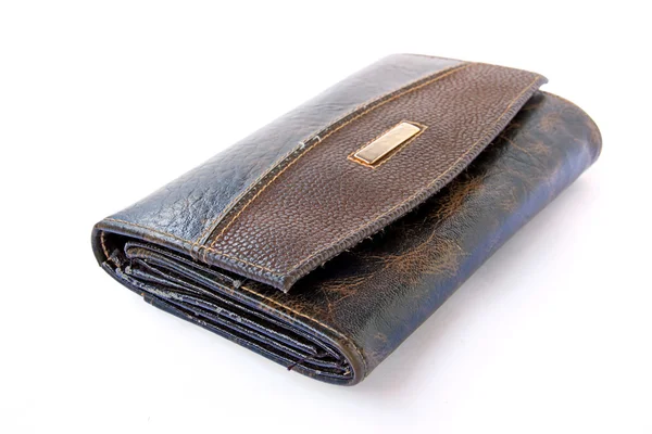 Старий гаманець — стокове фото