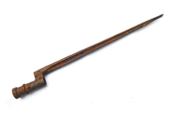 Vieja bayoneta oxidada — Foto de Stock