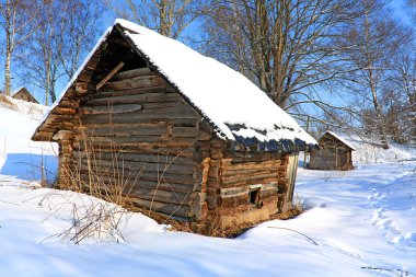 Old farmhouse clipart