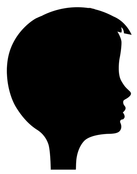 Κεφάλι του κοριτσιού — Φωτογραφία Αρχείου