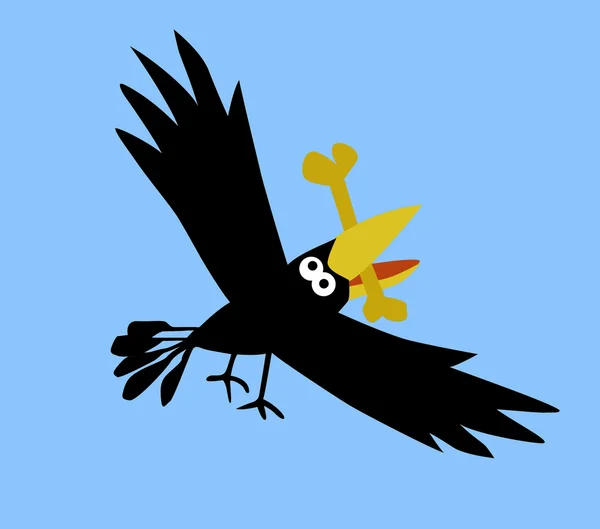 Drawing ravens — Stock Photo, Image