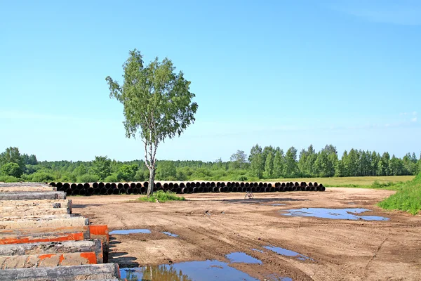 Tubos de gas viejos — Foto de Stock