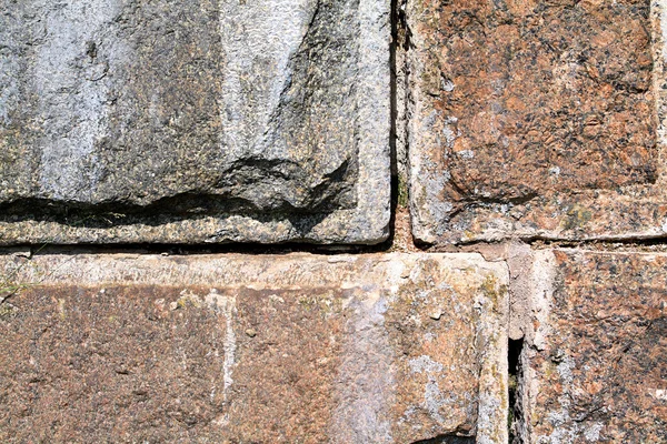 Старіння кам'яною стіною — стокове фото