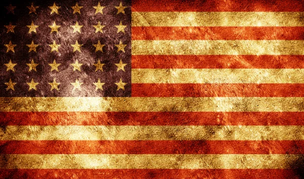 Grunge bandiera americana — Foto Stock