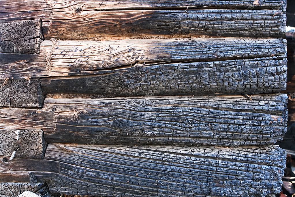 verbrand hout achtergrond — Stockfoto © 2happy 1239003